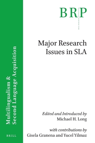 Major research issues in SLA