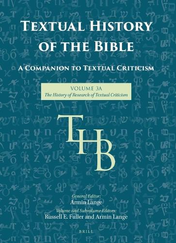 Textual History of the Bible Vol. 3A