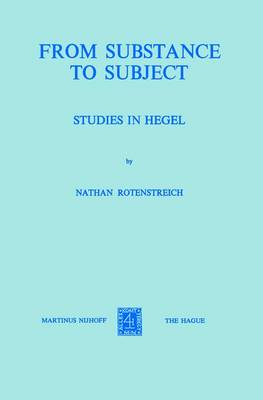 From Substance to Subject