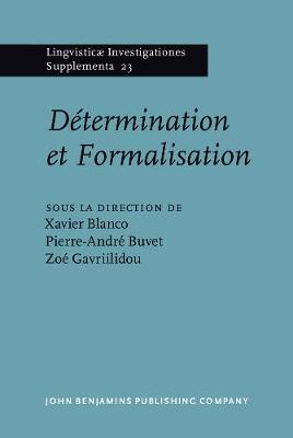 Détermination et Formalisation