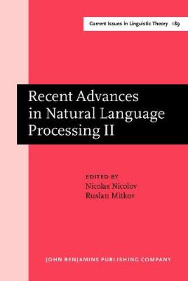 Recent Advances in Natural Language Processing