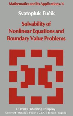 Solvability of Nonlinear Equations and Boundary Value Problems