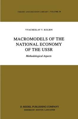 Macromodels of the National Economy of the USSR