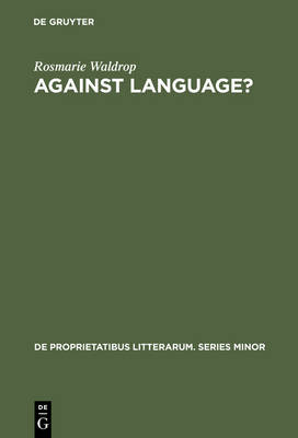Against Language?