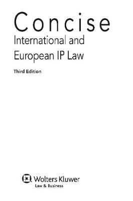 Concise International and European IP Law