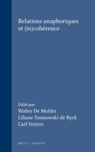 Relations anaphoriques et (in)cohérence