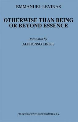 Otherwise Than Being or Beyond Essence