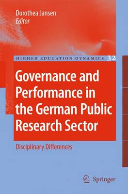 Governance and Performance in the German Public Research Sector