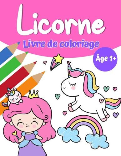 Livre de coloriage magique Licorne pour filles 1+