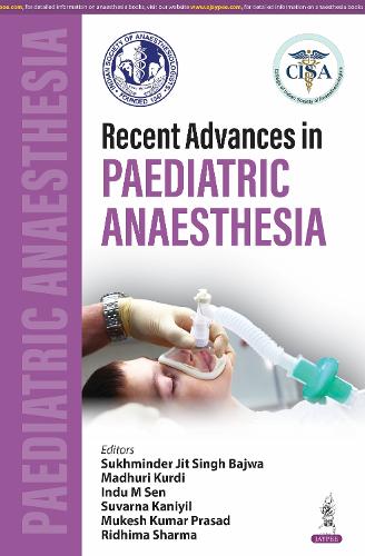 Recent Advances in Paediatric Anaesthesia