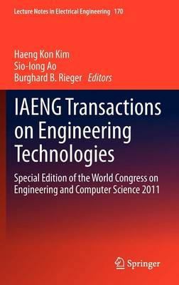 IAENG Transactions on Engineering Technologies
