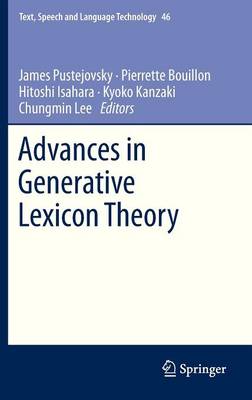 Advances in Generative Lexicon Theory