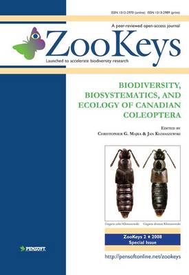 Biodiversity Biosystematics, and Ecology of Canadian Coleoptera