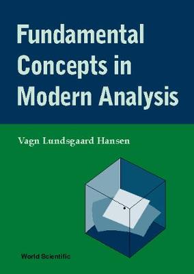 Fundamental Concepts In Modern Analysis