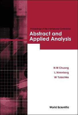 Abstract And Applied Analysis - Proceedings Of The International Conference
