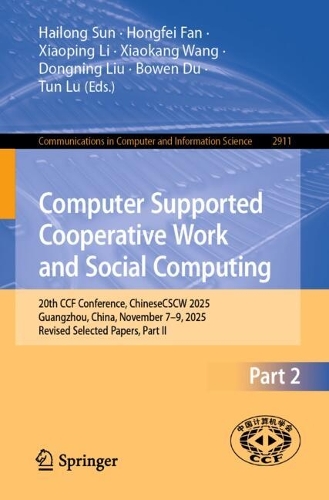 Computer Supported Cooperative Work and Social Computing