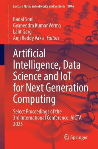 Artificial Intelligence, Data Science and IoT for Next Generation Computing