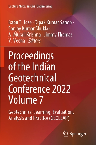 Proceedings of the Indian Geotechnical Conference 2022 Volume 7