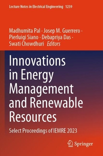 Innovations in Energy Management and Renewable Resources