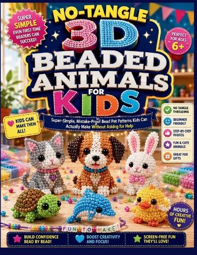 No-Tangle 3D Beaded Animals for Kids