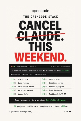 The opencode Stack - Cancel Claude This Weekend
