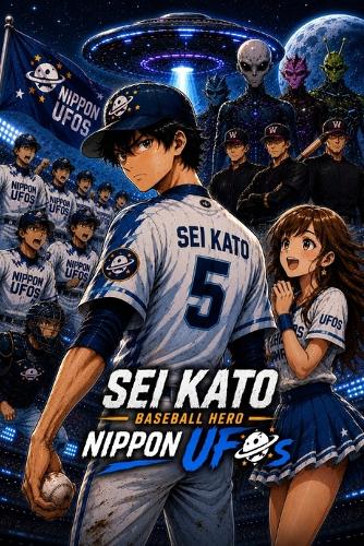 Manga Style Sei Kato Baseball Hero