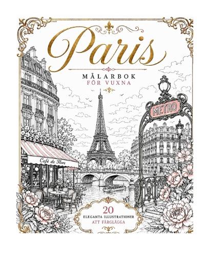 Målarbok Paris