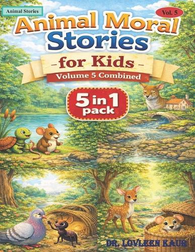 Animal Moral Stories for Kids - Volume 5 Combined