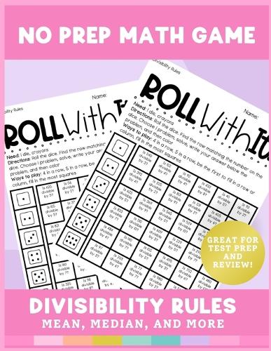 Divisibility Rules NO PREP Math Activity Math Game