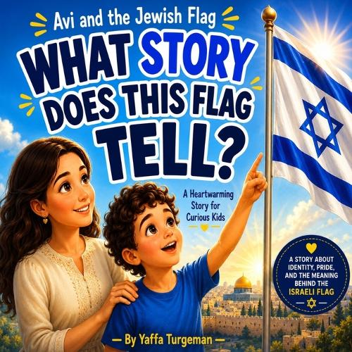 Avi and the Jewish Flag