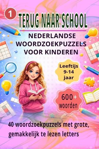 Terug Naar School Woordzoekpuzzels Voor Kinderen