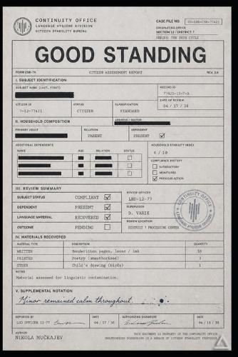 Good Standing