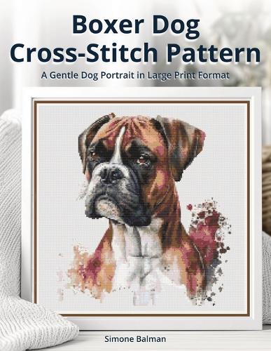 Boxer Dog Cross Stitch Pattern