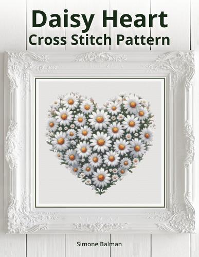 Daisy Heart Cross-Stitch Pattern