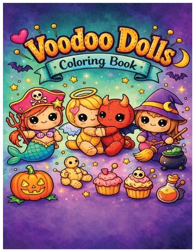 Voodoo Dolls Coloring Book