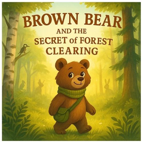 Brown bear and the secret of forest clearing