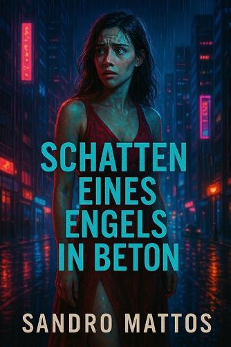 Schatten eines Engels in Beton