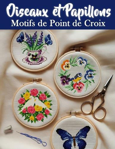 Oiseaux et Papillons Motifs de Point de Croix