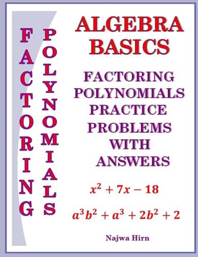 Algebra Basics Factoring Polynomials practice problems