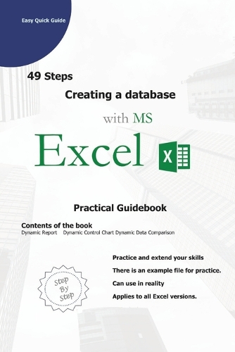 49 steps creating a database with MS Excel