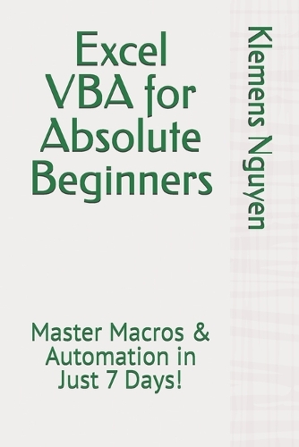 Excel VBA for Absolute Beginners