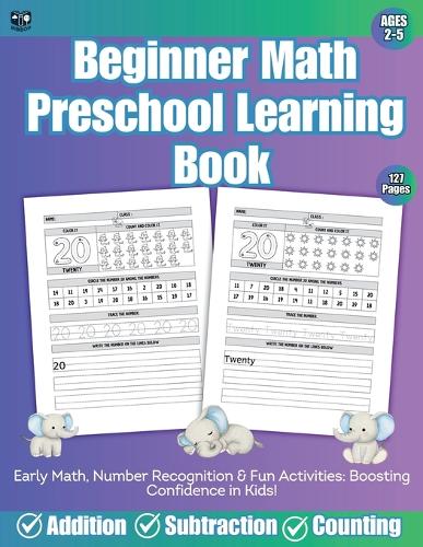 Beginner Math Preschool Learning Book