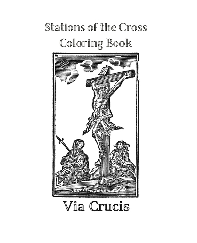 Stations of the Cross Coloring Book