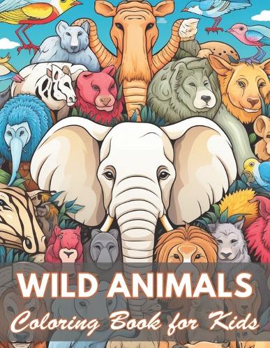 Wild Animals Coloring Book for Kids