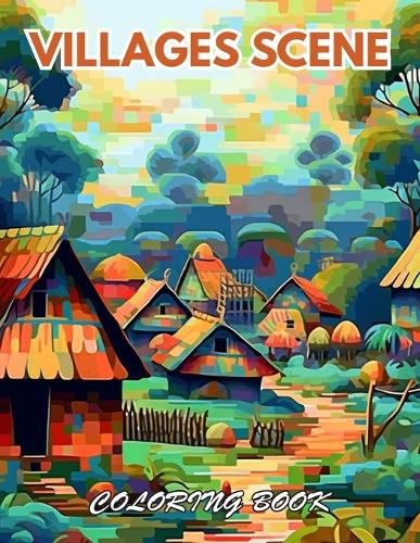 Villages Scene Coloring Book