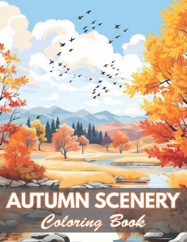 Autumn Scenery Coloring Book