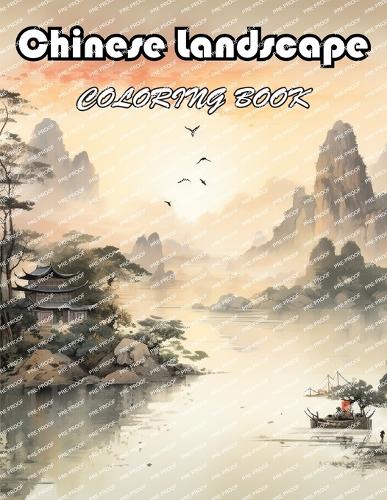 Chinese Landscape Coloring Book
