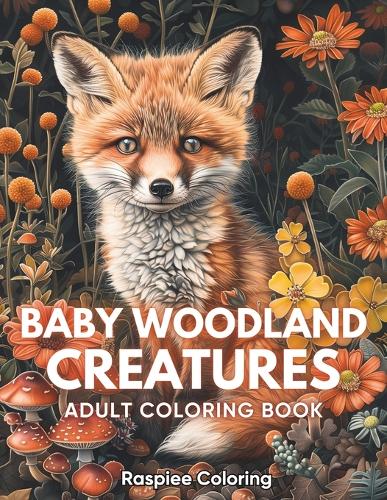 Baby Woodland Creatures Adult Coloring Book