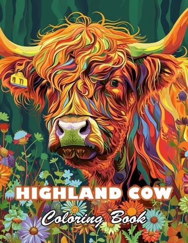 Highland Cow Coloring Book
