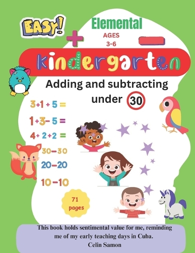 Elemental Kindergarten Math Adding and Subtracting under 30